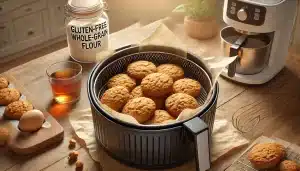 Receta de Galletas en Airfryer Sin Gluten con Harina Integral Sin Gluten | Saludables y Crujientes