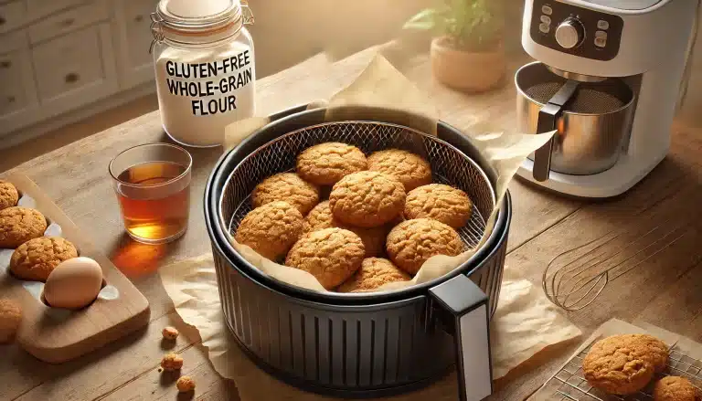 Receta de Galletas en Airfryer Sin Gluten con Harina Integral Sin Gluten | Saludables y Crujientes