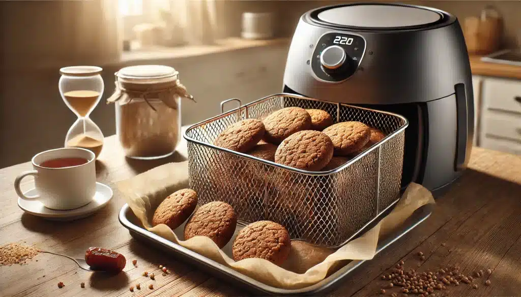 Receta de Galletas en Airfryer Sin Gluten y Sin Azúcar con Harina de Sarraceno | Saludables y Nutritivas