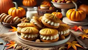 Whoopie Pies de Calabaza Sin Gluten | Receta Fácil y Deliciosa