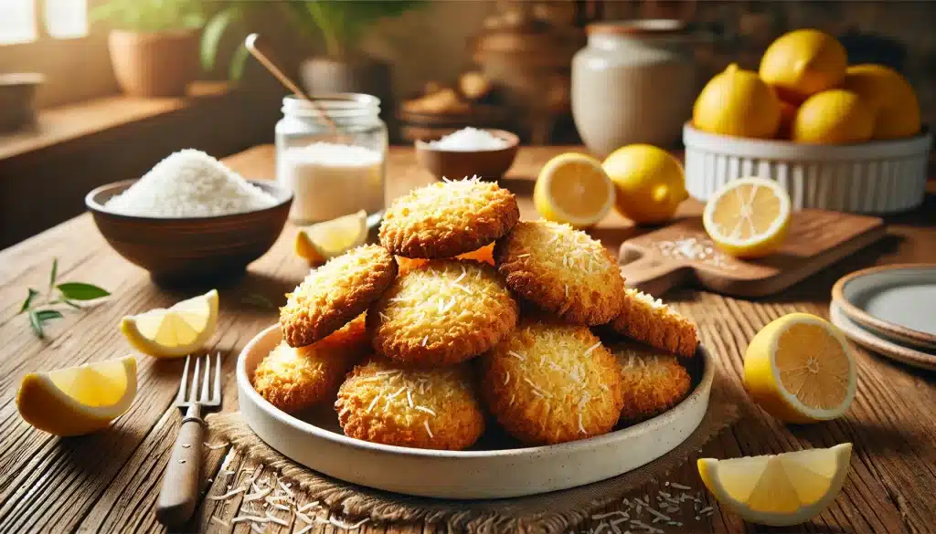 Receta de Galletas de Coco y Limón Sin Harina | Fáciles y Saludables