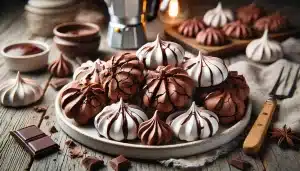 Galletas de Merengue con Chocolate Sin Gluten | Receta Fácil y Crujiente
