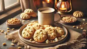 Cookies de Chocolate Blanco y Piñones Sin Gluten | Receta Fácil y Deliciosa