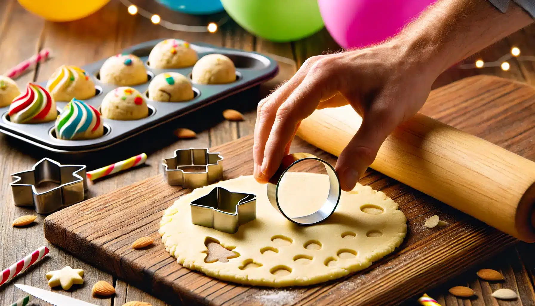 Galletas de Cumpleaños Sin Gluten con Harina de Almendra | Fáciles y Deliciosas