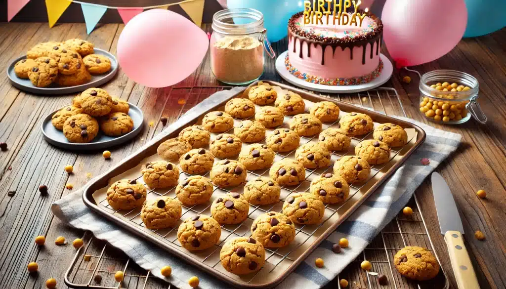 Galletas de Cumpleaños Sin Gluten con Harina de Garbanzo | Fáciles y Deliciosas