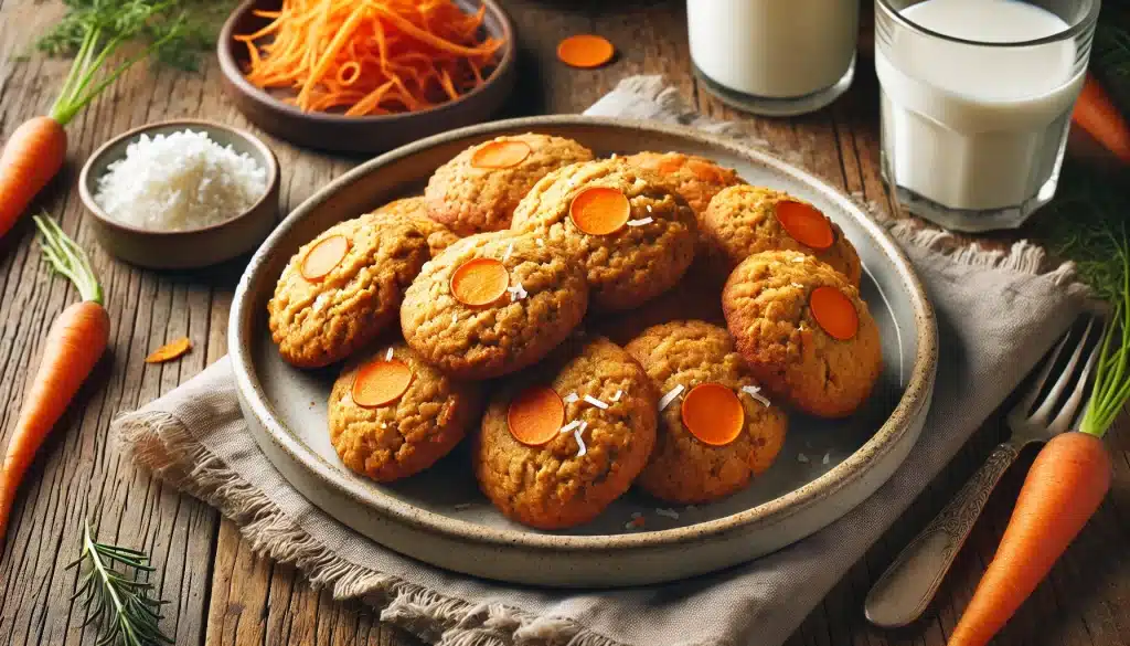 Receta de Galletas de Zanahoria y Coco Sin Gluten | Fáciles y Saludables