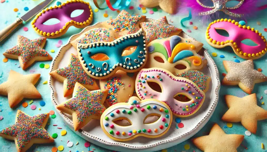 Galletas de Carnaval Sin Gluten con Harina de Maizena