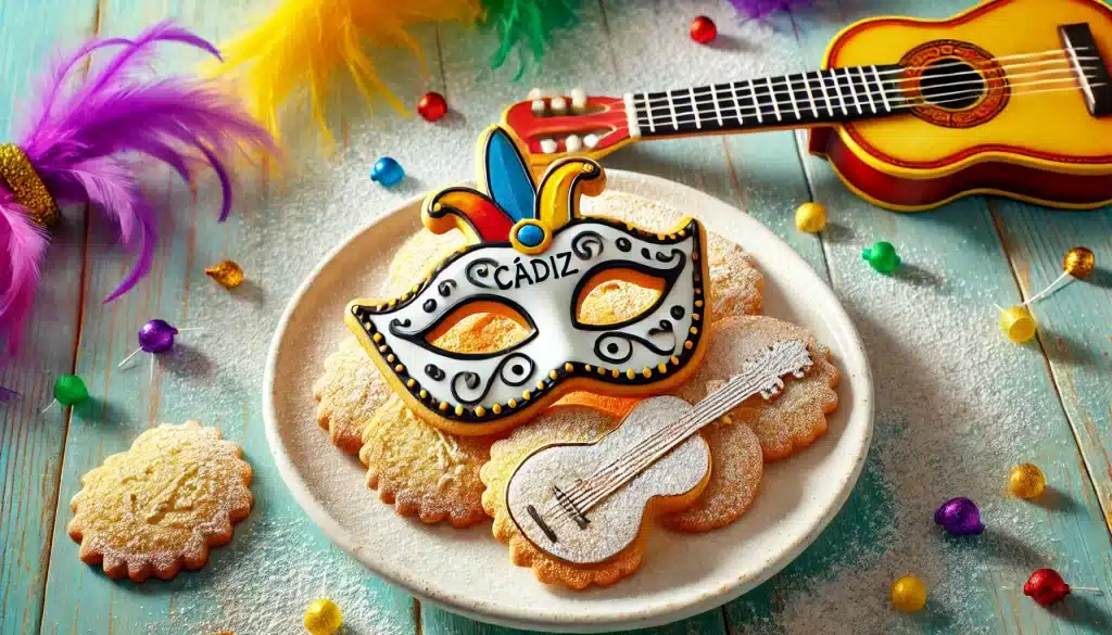 🎭 Galletas de Carnaval de Cádiz Sin Gluten con Harina de Garbanzo | Crujientes y Deliciosas 🎭