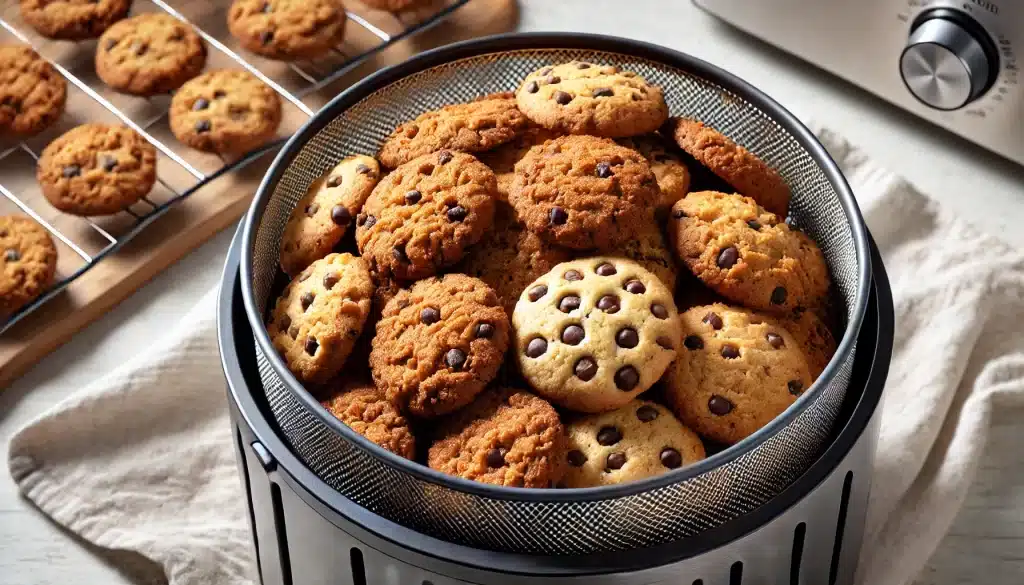 Receta de Galletas Sin Gluten, Sin Azúcar y Sin Lactosa en Freidora de Aire | Saludables y Crujientes