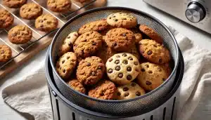 Receta de Galletas Sin Gluten, Sin Azúcar y Sin Lactosa en Freidora de Aire | Saludables y Crujientes