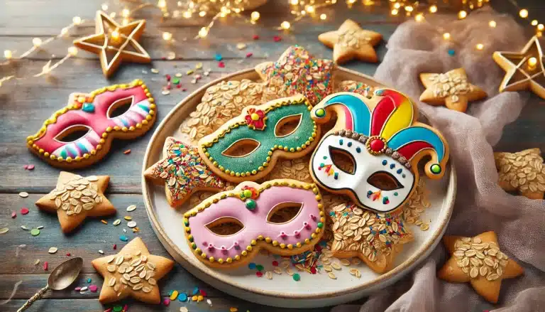 Receta de Galletas de Carnaval Sin Gluten con Harina de Avena | Crujientes y Festivas