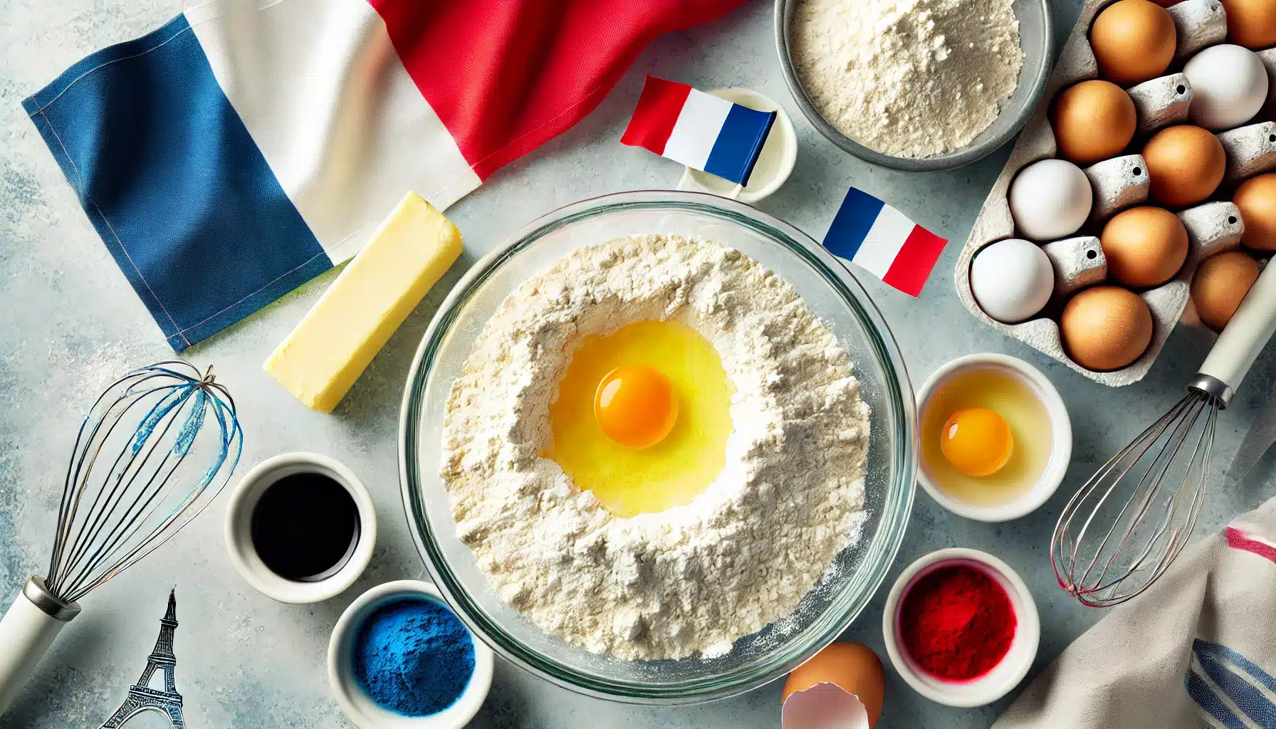 🥣 Receta de Galletas Sin Gluten Tricolores para el 14 de Julio | Fiesta Nacional Francesa