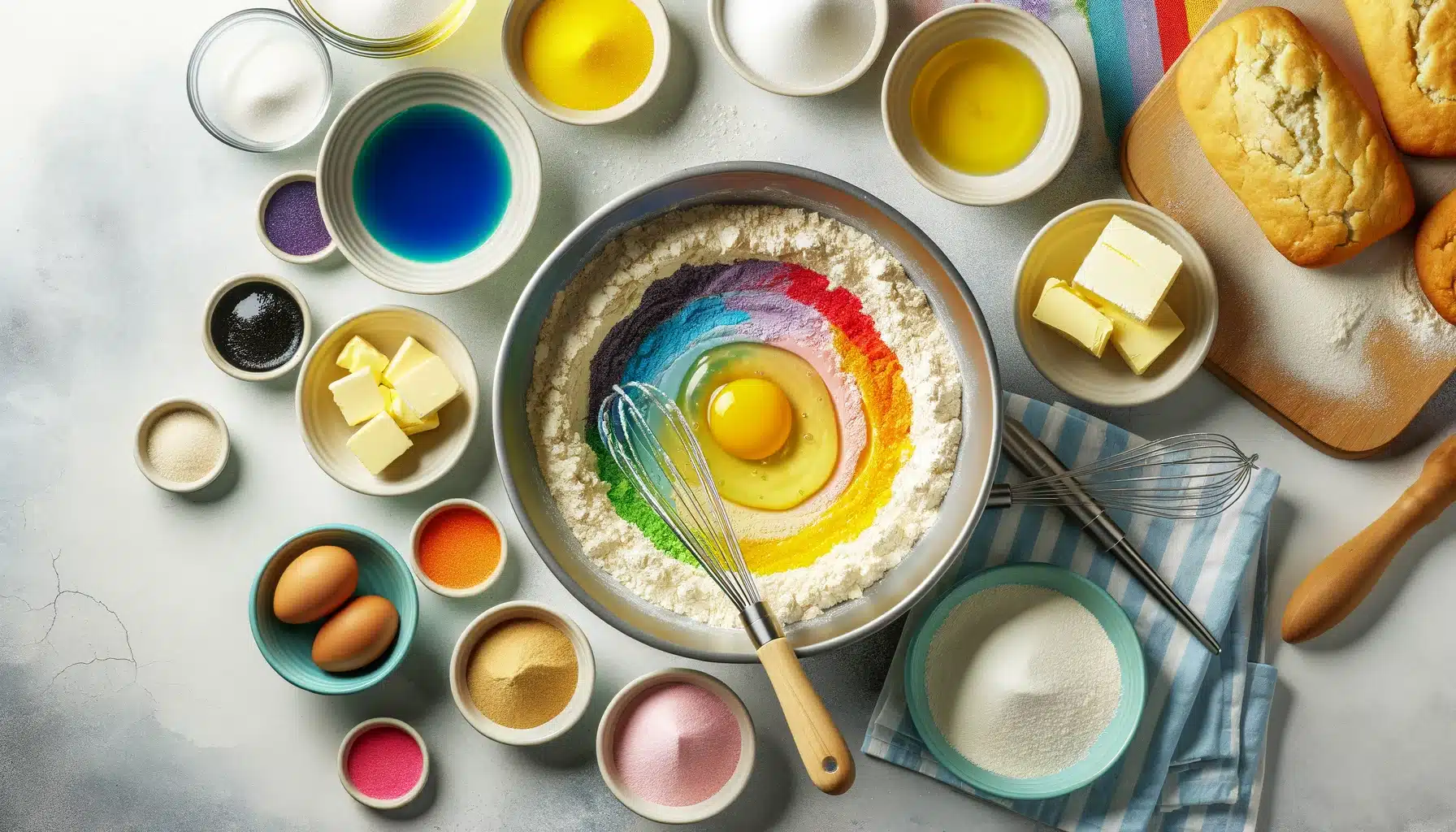 🥣 Receta de Galletas Rainbow Sin Gluten con Harina Panificable | Coloridas y Suaves
