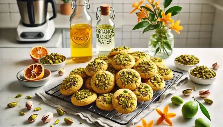 🥣 Receta de Galletas Sin Gluten de Pistacho y Agua de Azahar en Thermomix | Delicadas y Aromáticas