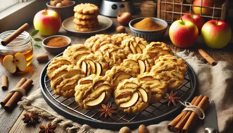 Receta de Galletas Sin Gluten de Manzana Asada, Canela y Nuez Moscada con Thermomix | Aromáticas y Suaves
