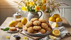 Receta de Galletas de Primavera Sin Gluten con Limón y Harina de Avena | Frescas y Delicadas