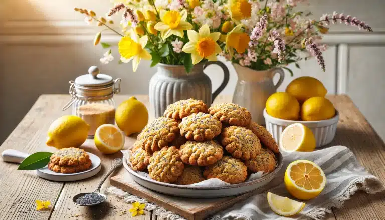 🥣 Receta de Galletas de Primavera Sin Gluten con Limón y Harina de Avena | Frescas y Delicadas