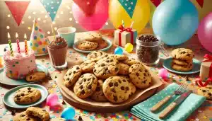 🥣 Receta de Galletas de Cumpleaños Sin Gluten con Harina de Arroz | Vainilla y Chocolate