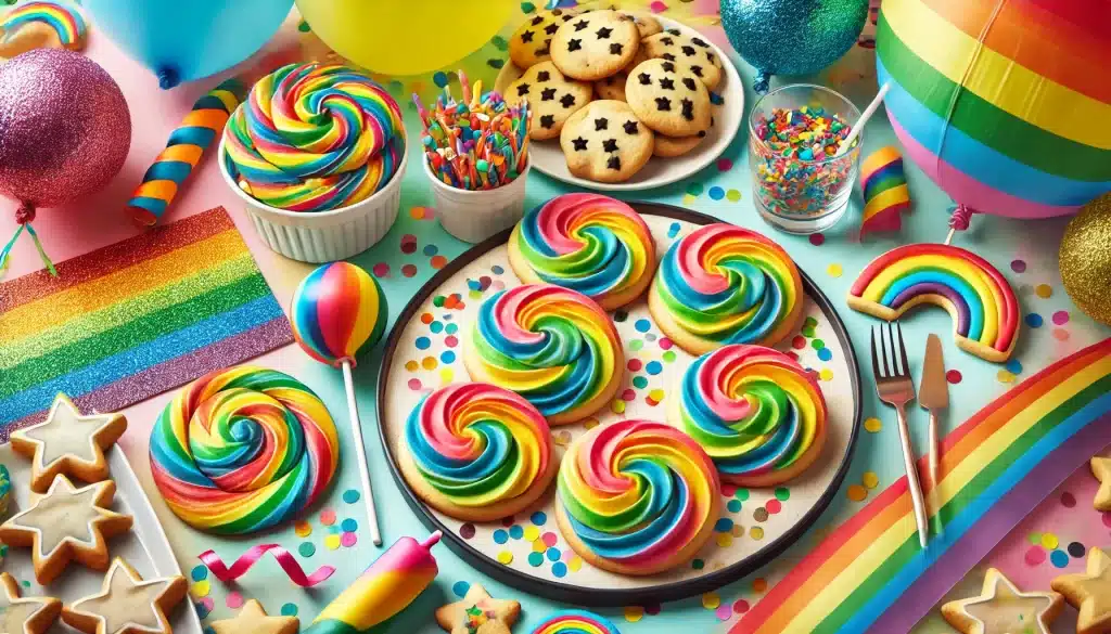 🥣 Receta de Galletas Rainbow Sin Gluten con Harina Panificable | Coloridas y Suaves