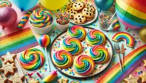 Receta de Galletas Rainbow Sin Gluten con Harina Panificable | Coloridas y Suaves