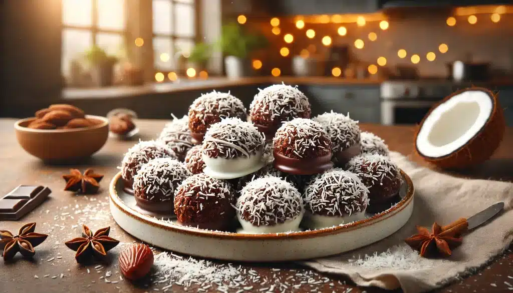 Receta de Galletas de Coco, Dátiles y Cacao Sin Gluten, Sin Harina y SIN Horno | Fáciles y Suaves
