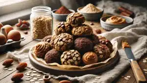Receta de Galletas Energéticas Sin Gluten, Sin Harina y SIN Horno | Avena, Dátiles y Cacao