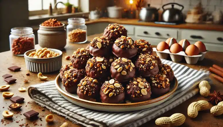🥣 Receta de Galletas Sin Gluten, Sin Harina y SIN Horno con Base de Galleta | Chocolate y Cacahuete