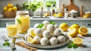 Receta de Galletas de Limón y Coco SIN Gluten, SIN Harina y SIN Horno | Estilo Trufa