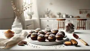 Receta de Galletas Energéticas SIN Gluten, SIN Harina, SIN Lactosa y SIN Horno | Dátiles, Cacao y Cacahuete