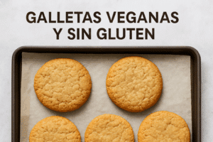 🌱 Galletas Veganas Sin Gluten con Harina de Arroz | Crujientes y Fáciles 🍪