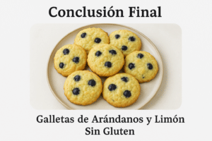 🥣 Receta de Galletas Sin Gluten de Arándanos y Limón | Con Harina de Arroz