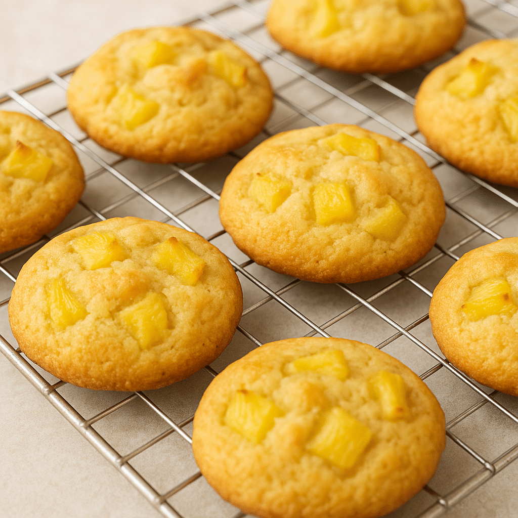 🥣 Receta de Galletas Sin Gluten con Piña y Harina de Arroz | Deliciosas y Fáciles 🍍