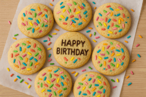 🥣 Receta de Galletas de Cumpleaños Sin Gluten con Harina Panificable | Dulces y Festivas