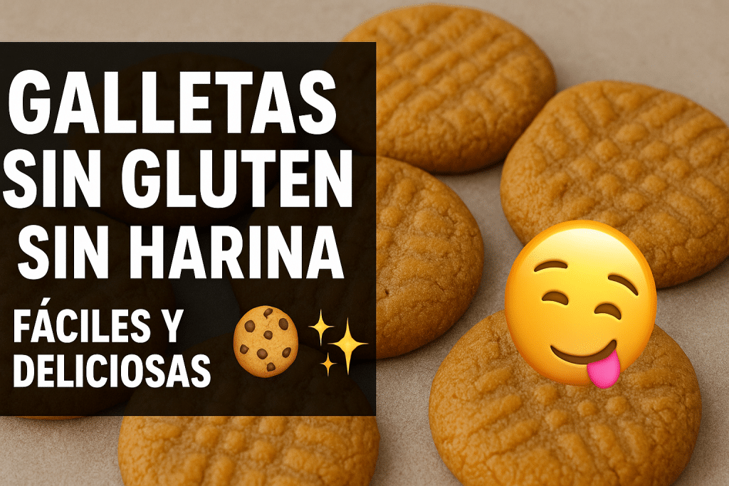 Recetas sin gluten de galletas sin harina