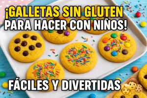 🥣 Receta de Galletas Sin Gluten Para Que Hagan los Niños | Súper Fácil y Divertida