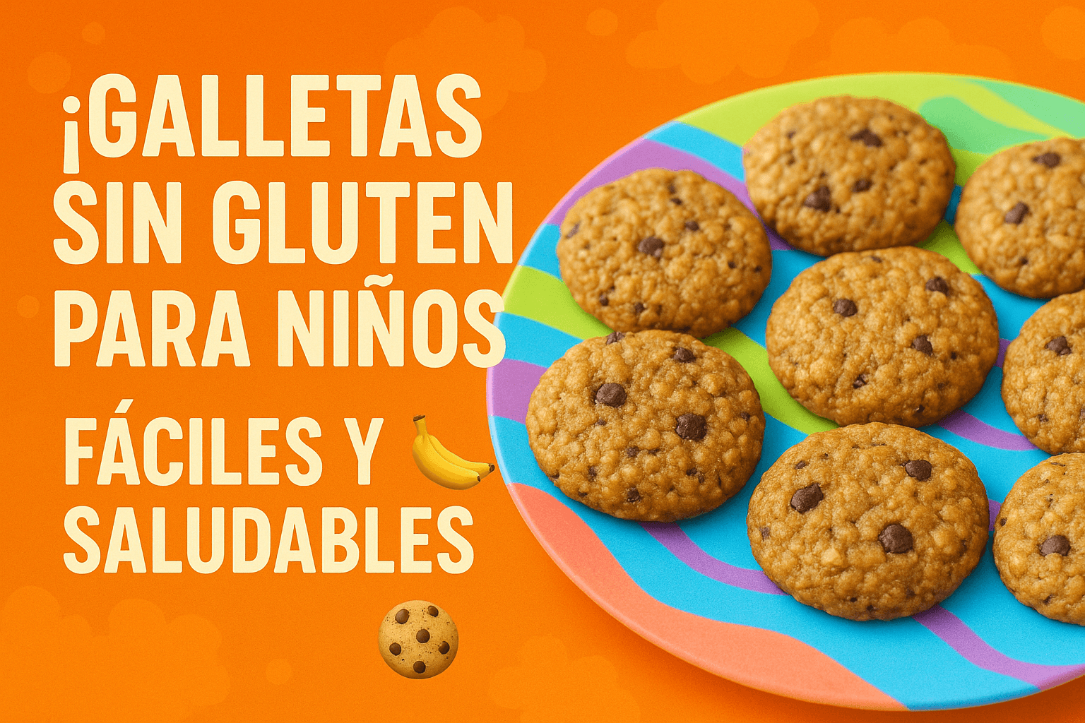 🥣 Receta de Galletas Sin Gluten Naturales para Niños | Fáciles y Saludables
