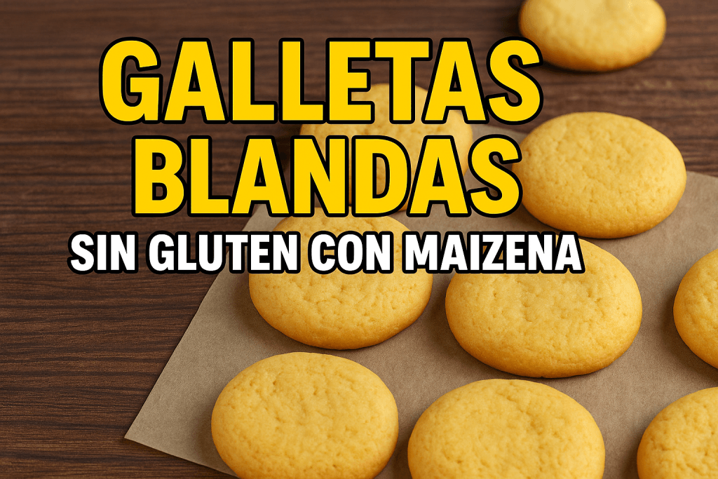 🥣 Receta de Galletas Blandas Sin Gluten con Maizena | Suaves y Esponjosas