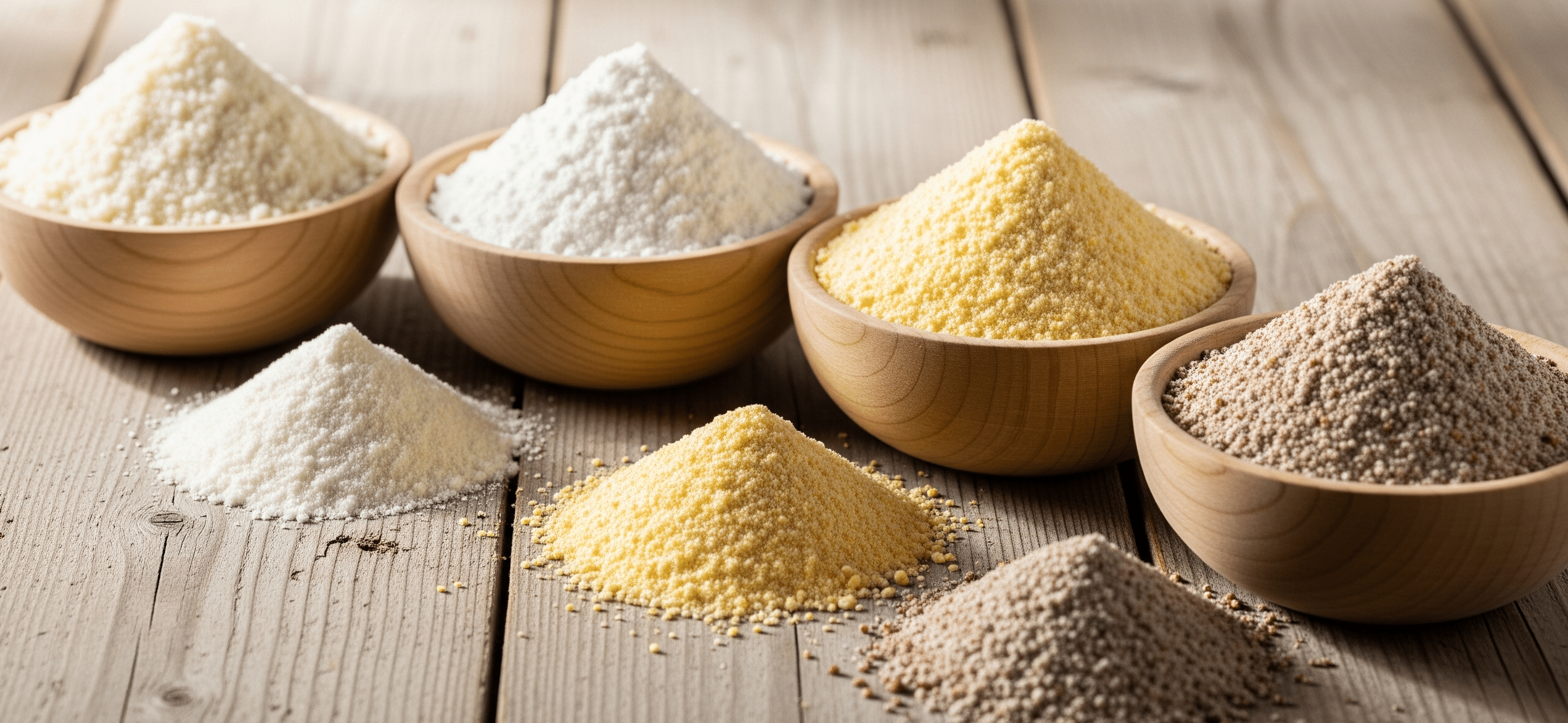 🥣 Guía Definitiva de Harinas Sin Gluten y sus Propiedades