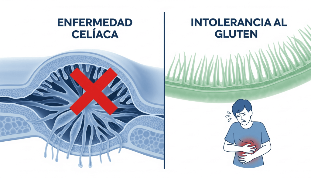 🌾 Diferencia entre Ser Celíaco e Intolerante al Gluten | Guía Completa