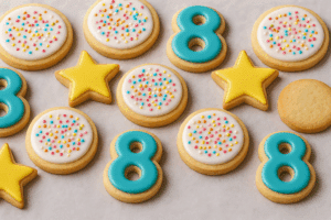 🥣 Receta de Galletas de Mantequilla Sin Gluten | Fáciles y Personalizables para Cumpleaños