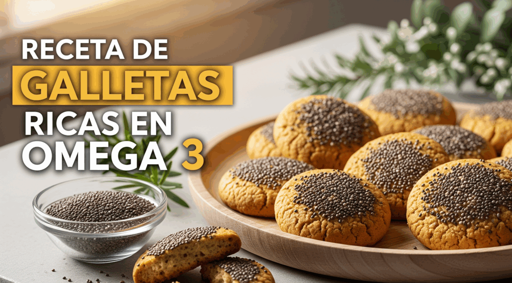 🥣 Receta de Galletas Sin Gluten | Ricas en Omega 3 con Chía y Harina de Arroz