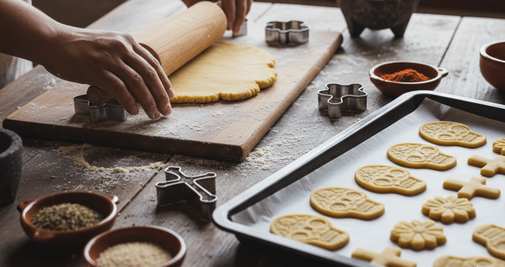 🥣 Receta de Galletas Saladas Sin Gluten para el Día de los Muertos | Fáciles y Crujientes