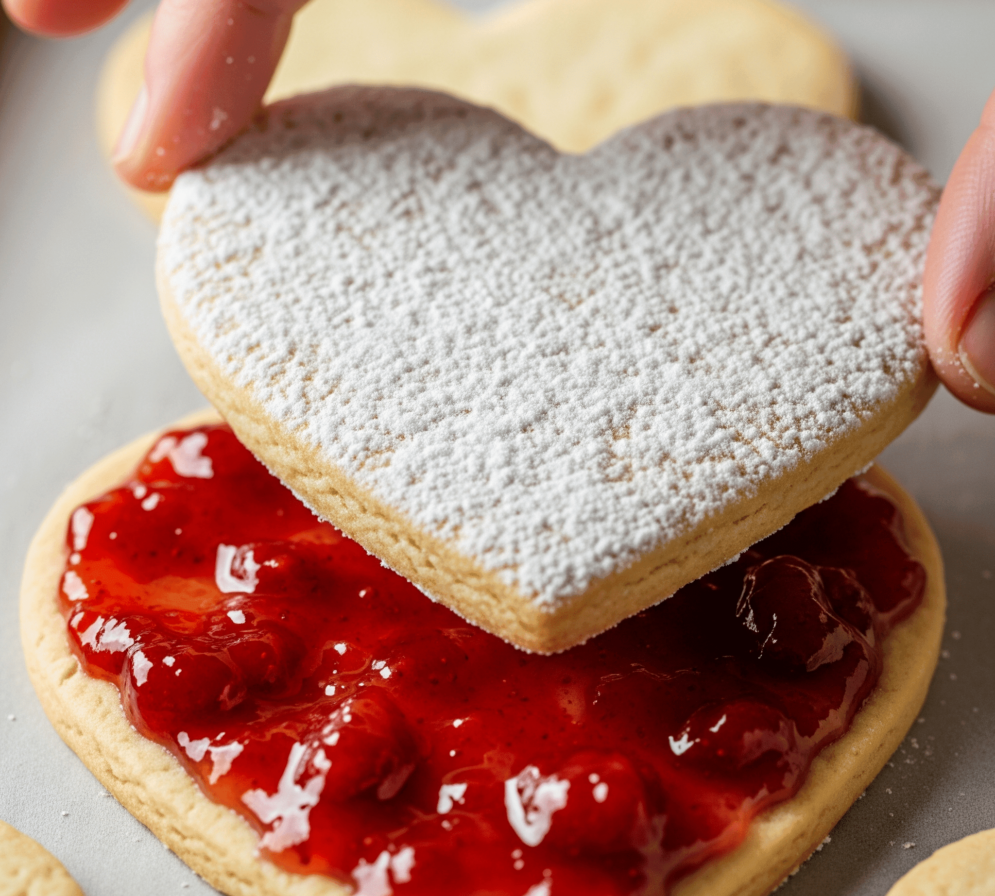 galletas sin gluten, receta de galletas, galletas de corazón sin gluten, galletas de mermelada sin gluten