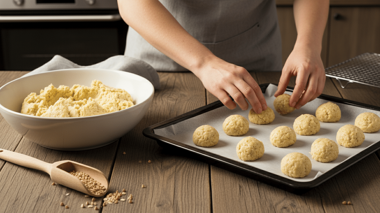 🥣 Receta de Galletas Sin Gluten de Trigo Sarraceno y Avena | Fáciles y Saludables