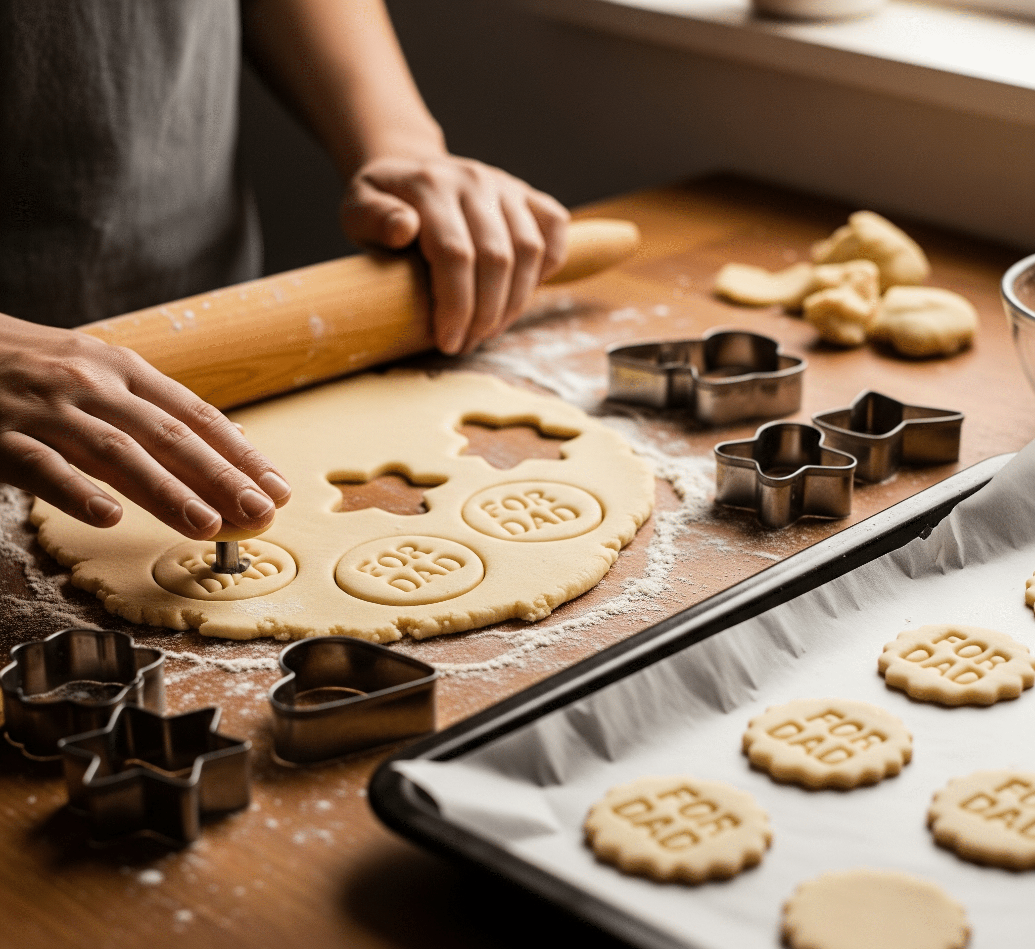 🥣 Receta de Galletas Sin Gluten con Mensajes para el Día del Padre | Harina de Arroz