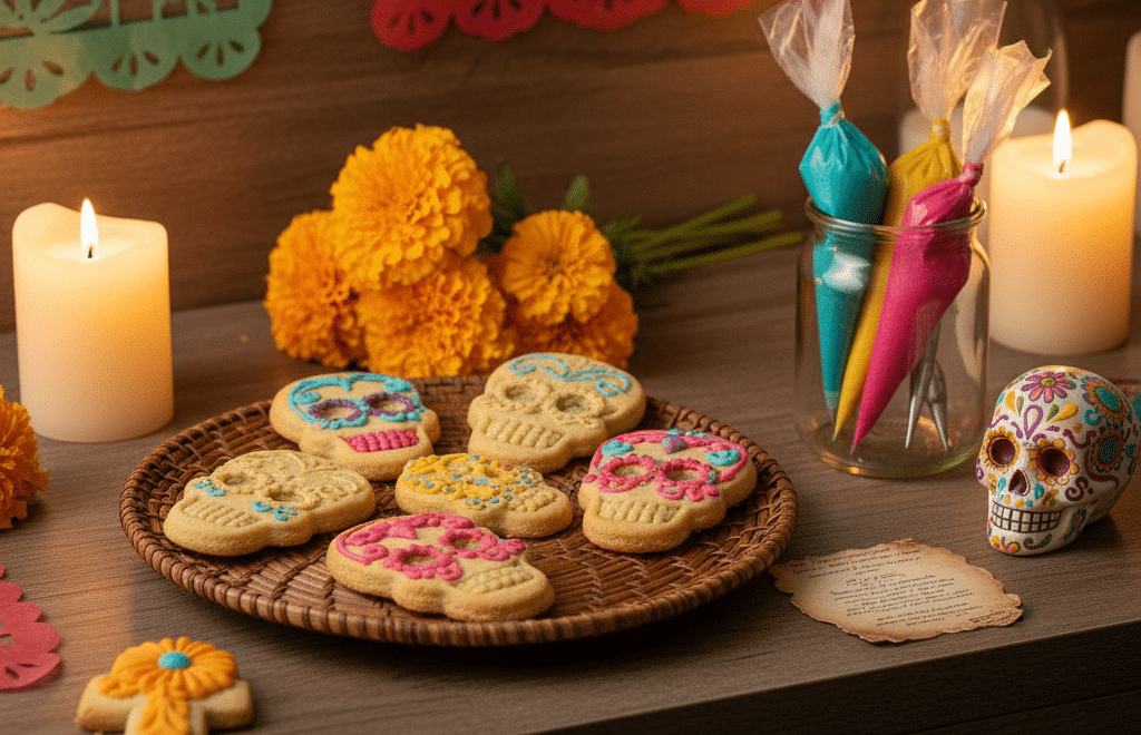 🥣 Receta de Galletas Veganas de Día de los Muertos con Harina de Avena | Sin Gluten y Fáciles