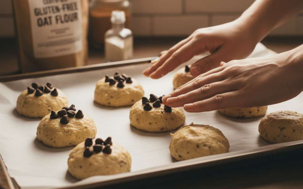 🥣 Galletas proteicas sin gluten con avena y proteína en polvo