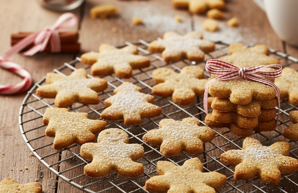 Galletas sin gluten para Navidad (jengibre y canela)