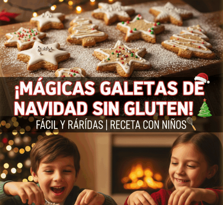 Galletas de Navidad ¡Fácil y Divertidas para Niños! y sin Gluten🍪