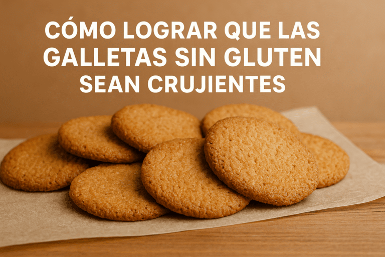 Cómo lograr que las galletas sin gluten sean crujientes 🥰🍪